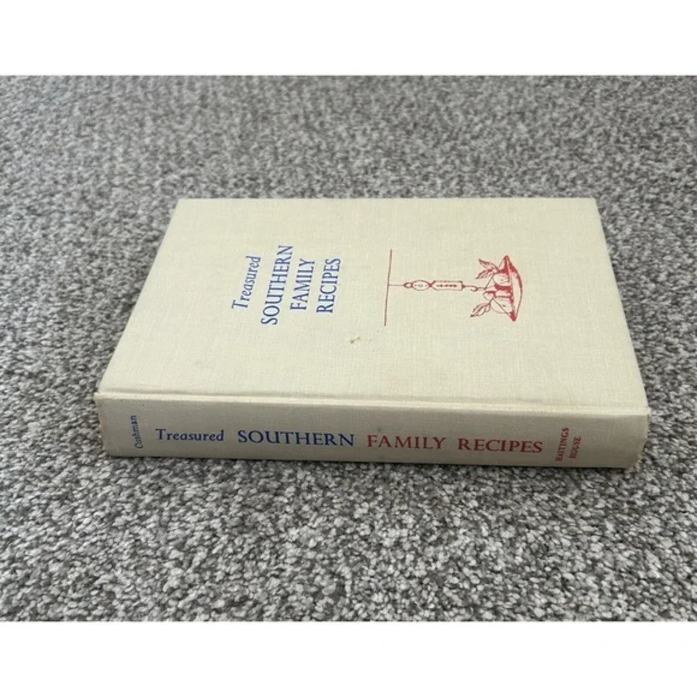Treasured Southern Family Recipes 1966 Hardcover Cushman Pages In Mint Condition